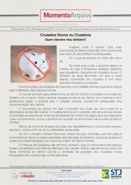 Edição n. 5 - Cruzados Novos ou Cruzeiros